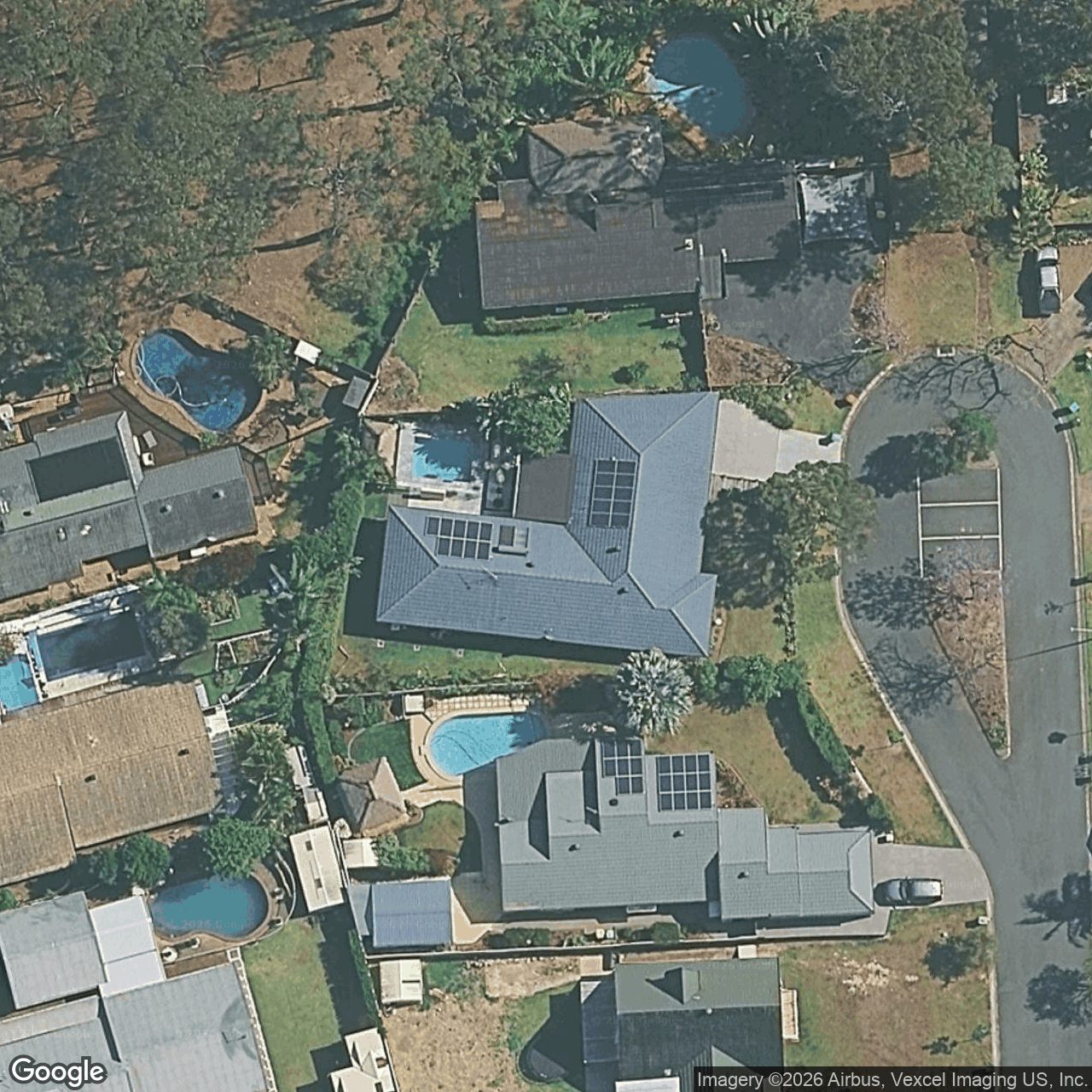Aerial view of 8 Kirribilli Court, Robina QLD 4226