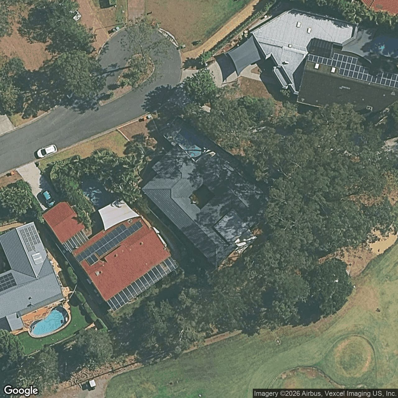 Aerial view of 9 Chatswood Court, Robina QLD 4226