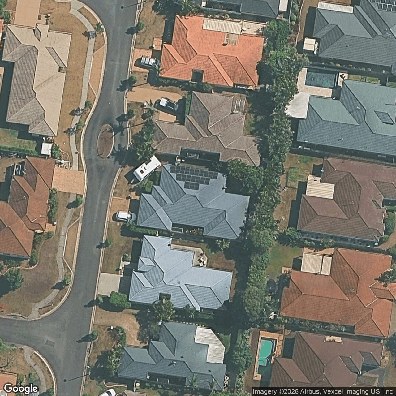 Aerial view of 19 Mikado Way, Robina QLD 4226