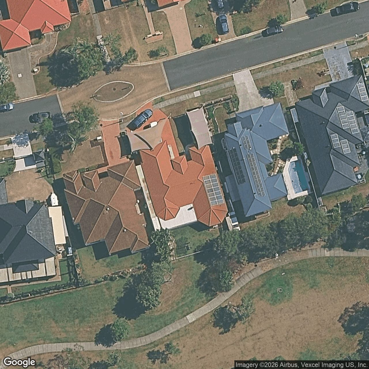 Aerial view of 118 Olympus Drive, Robina QLD 4226