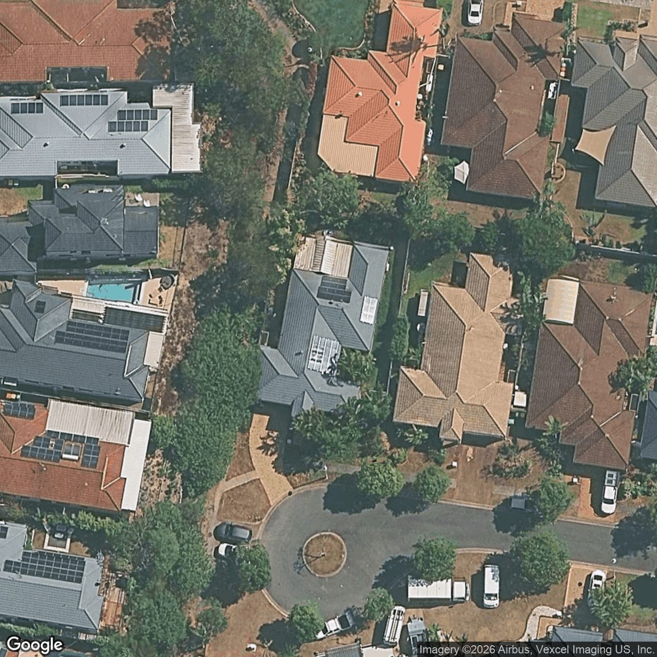 Aerial view of 13 Wild Fire Court, Robina QLD 4226