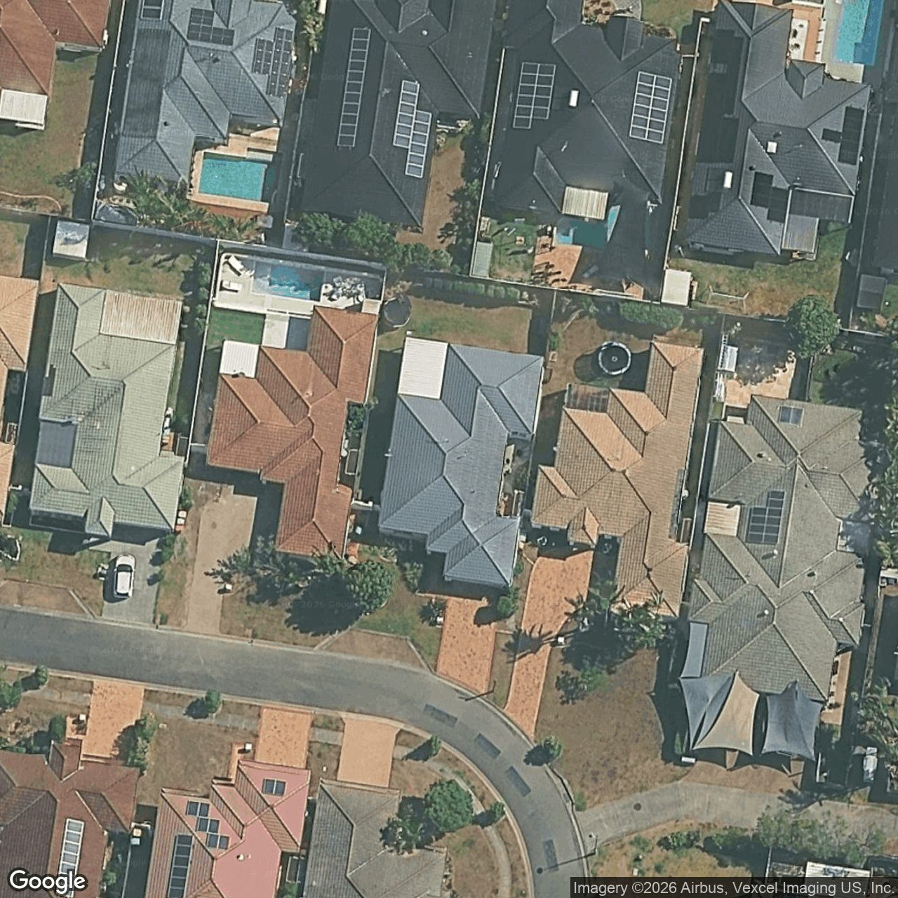 Aerial view of 39 Mikado Way, Robina QLD 4226