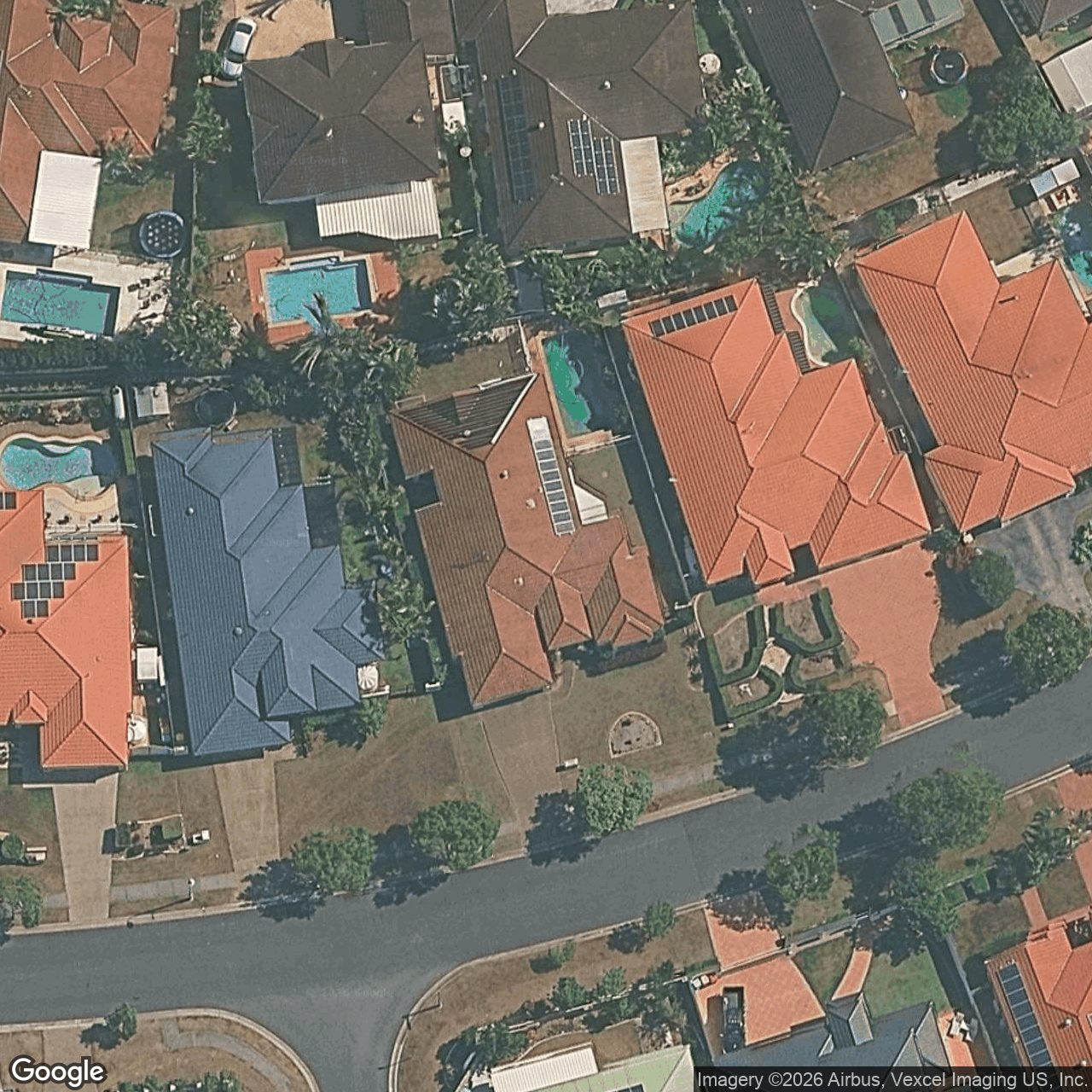 Aerial view of 52 Olympus Drive, Robina QLD 4226