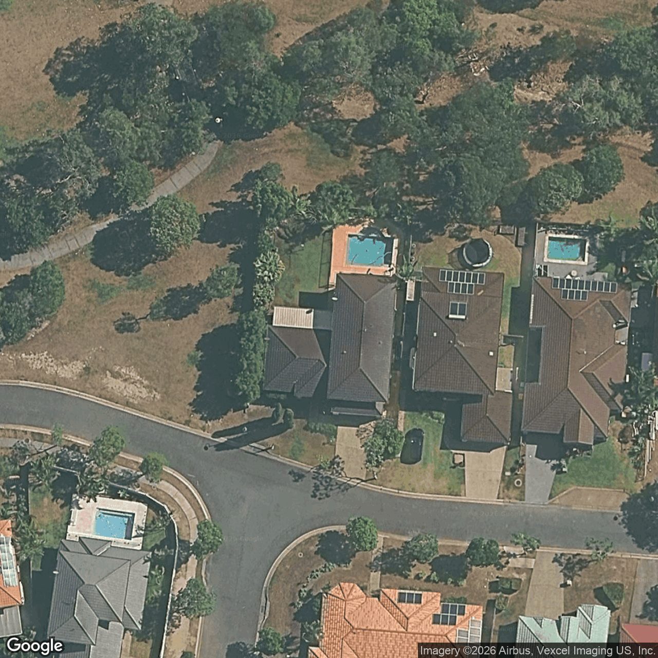 Aerial view of 2 Fan Road, Robina QLD 4226
