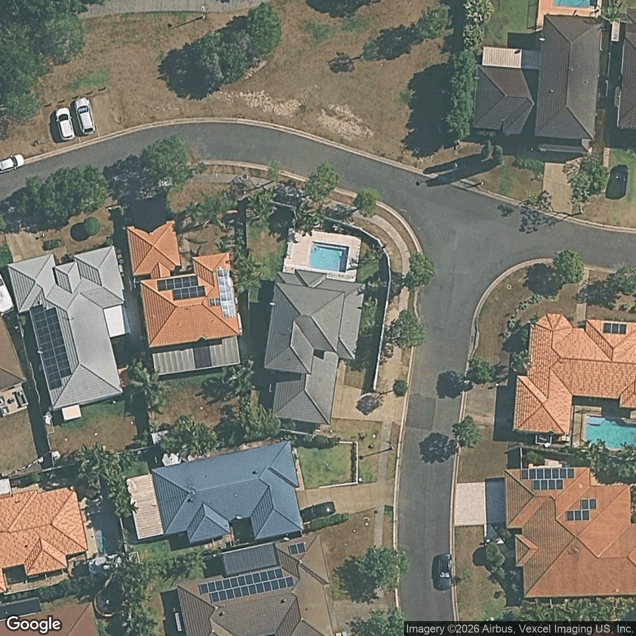 Aerial view of 15 Binkar Boulevard, Robina QLD 4226
