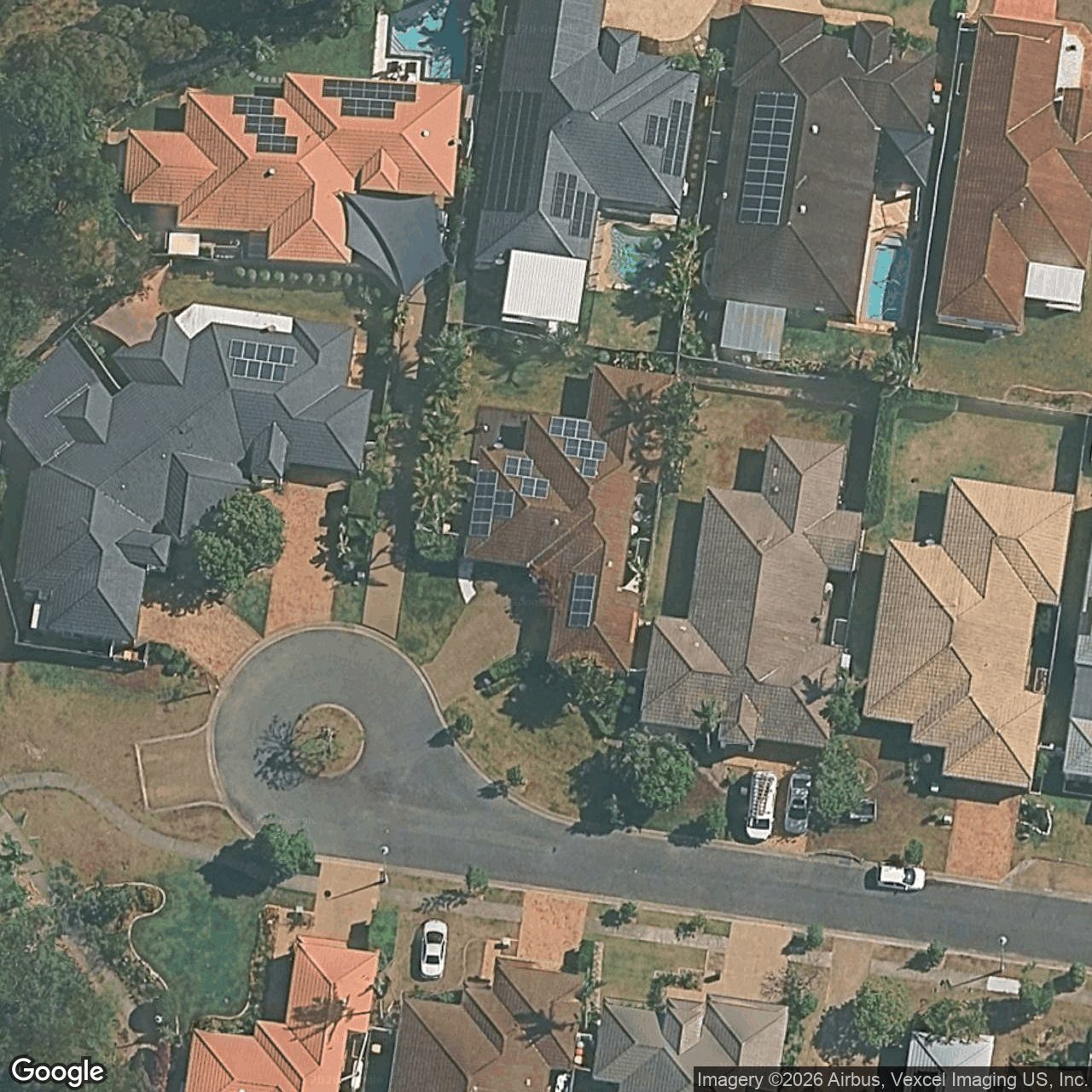 Aerial view of 49 Mikado Way, Robina QLD 4226