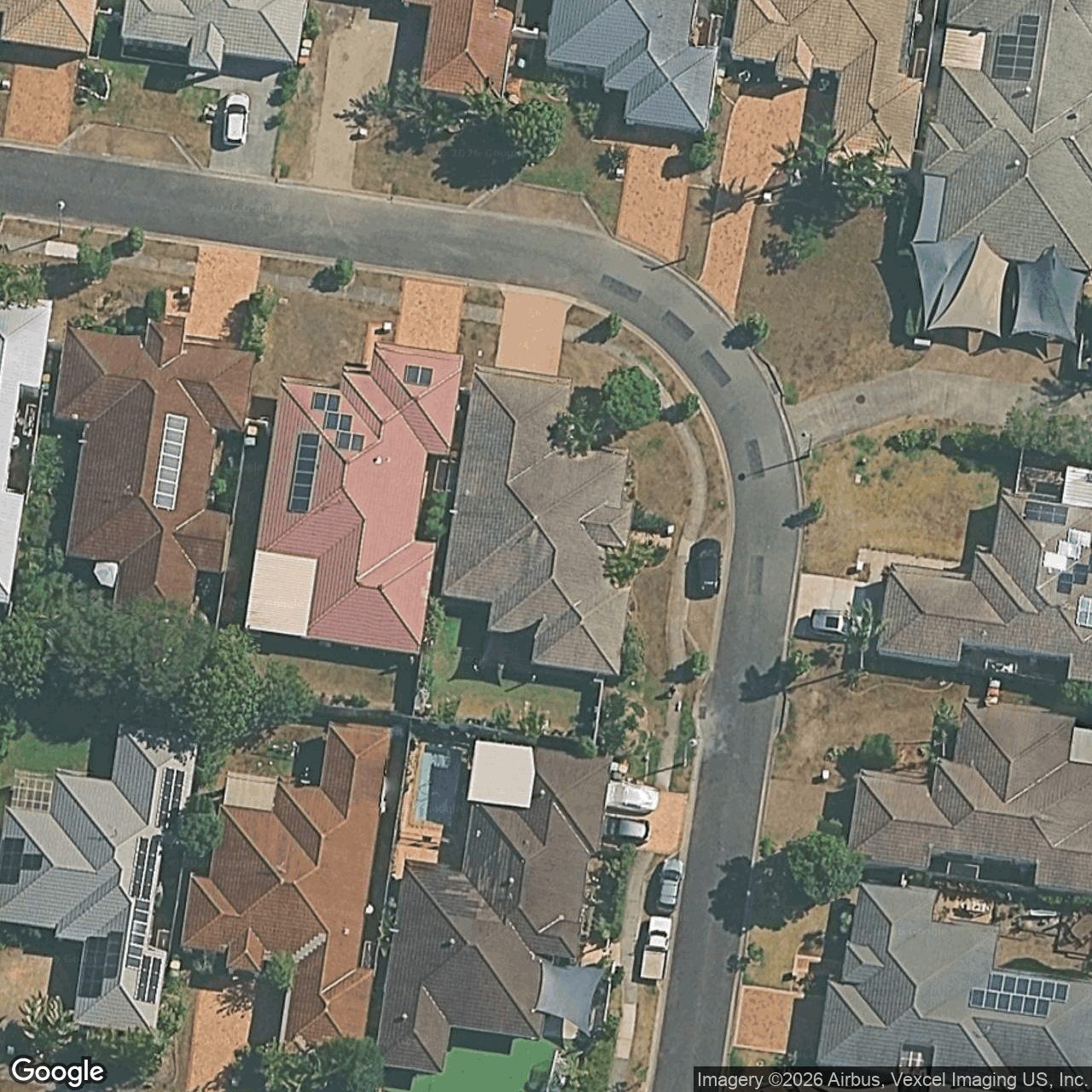 Aerial view of 18 Mikado Way, Robina QLD 4226