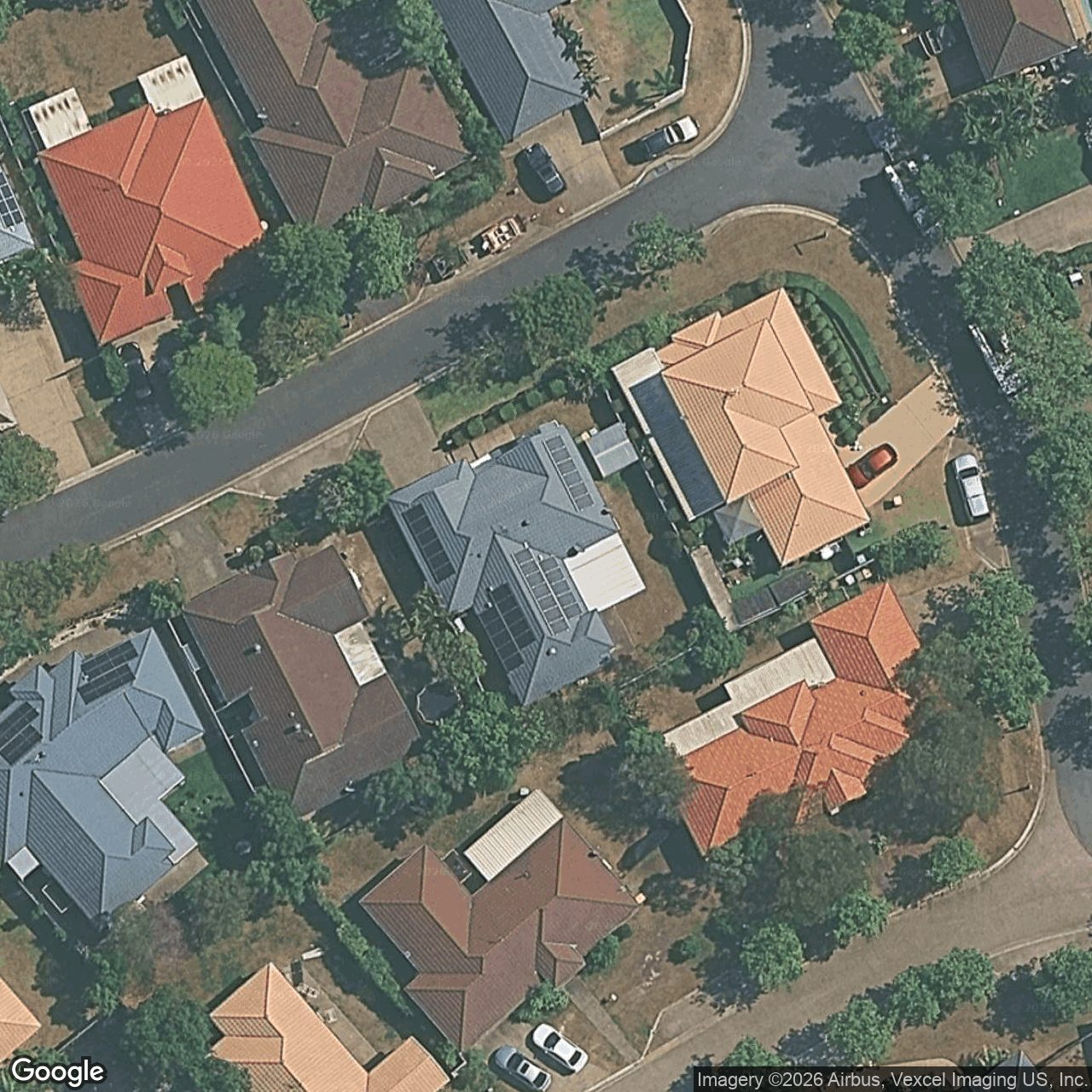 Aerial view of 4 Nypa Close, Robina QLD 4226