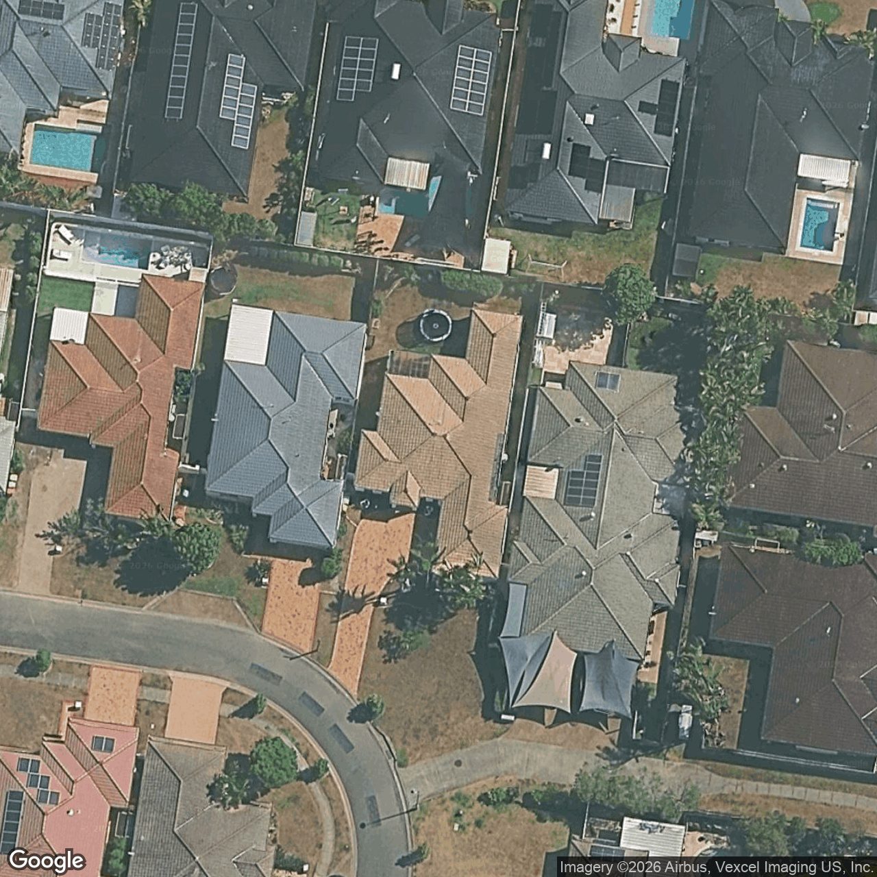 Aerial view of 37 Mikado Way, Robina QLD 4226