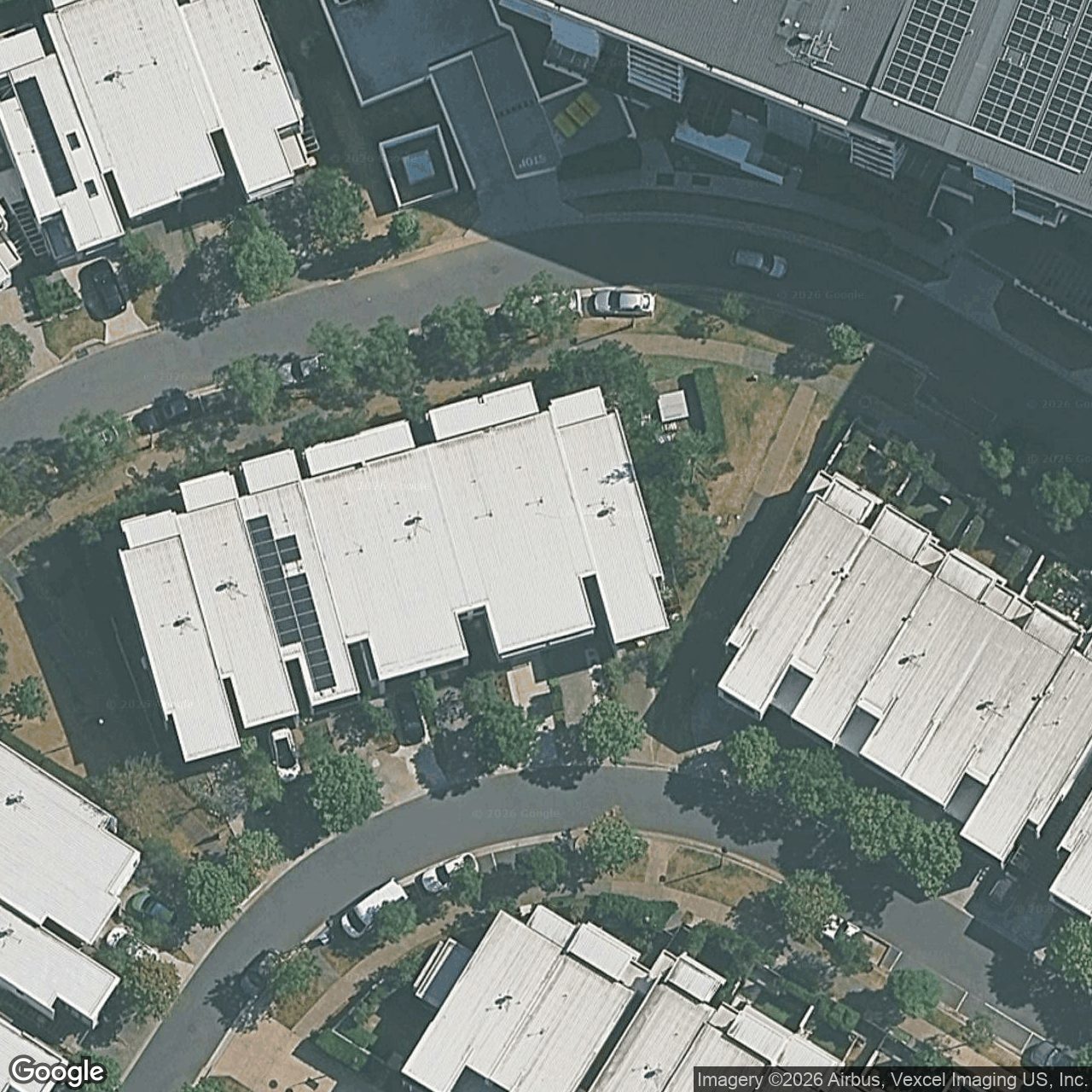 Aerial view of 32 Parnell Boulevard, Robina QLD 4226
