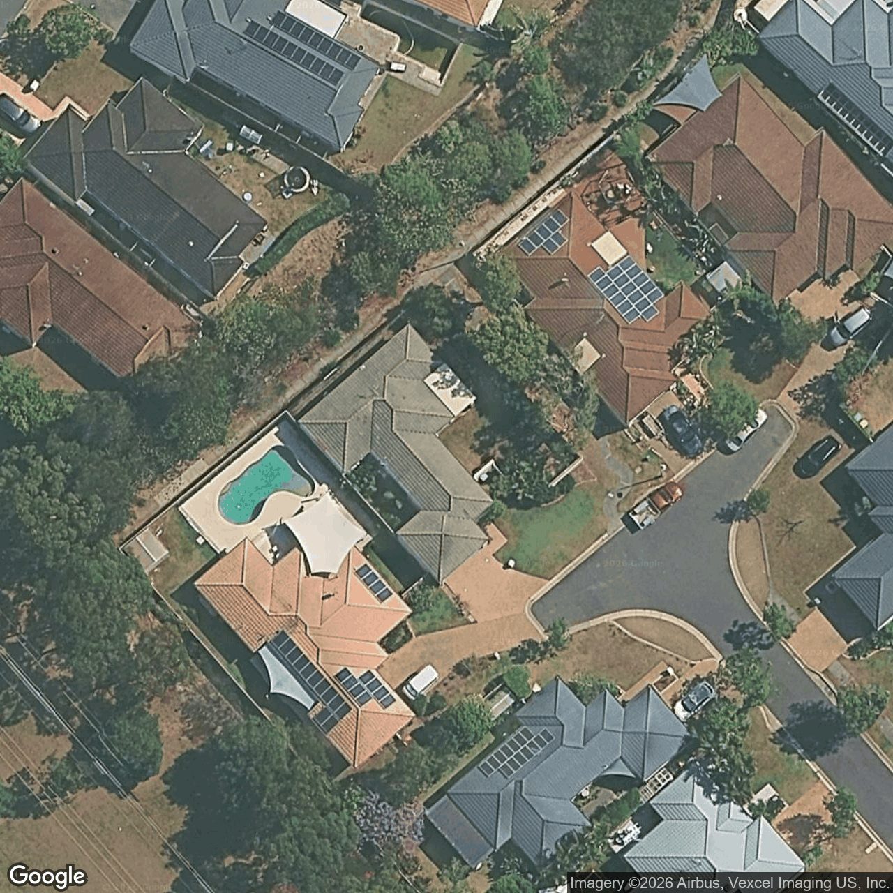 Aerial view of 17 Corina Close, Robina QLD 4226