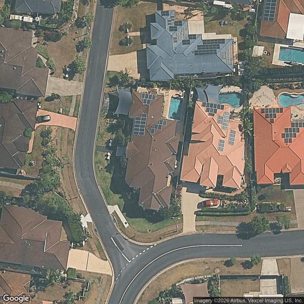 Aerial view of 1 Athos Crescent, Robina QLD 4226
