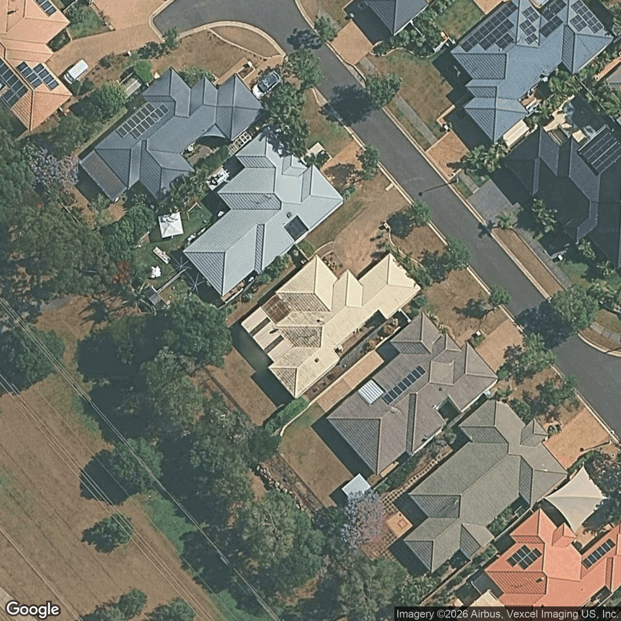 Aerial view of 12 Corina Close, Robina QLD 4226