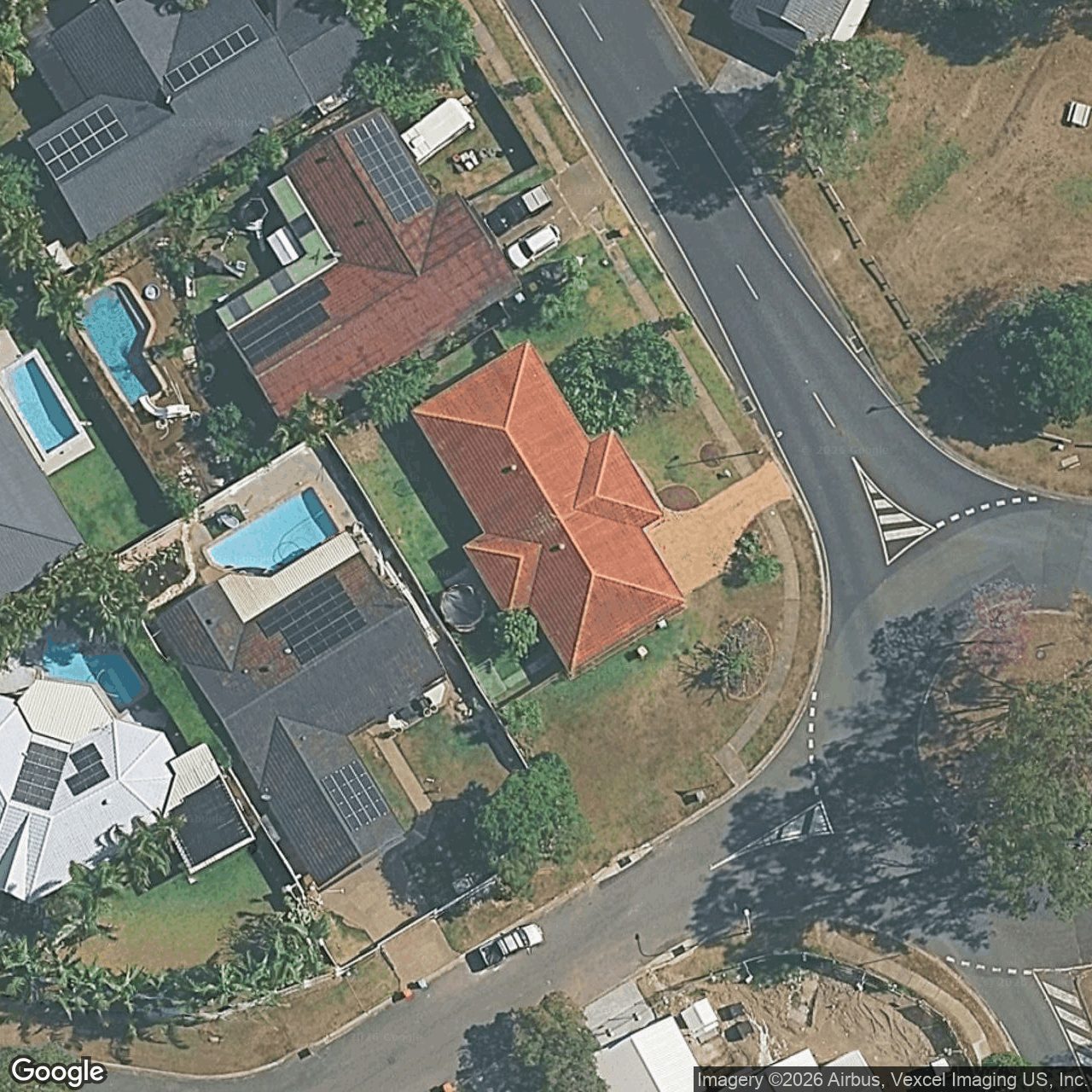 Aerial view of 83 Manly Drive, Robina QLD 4226