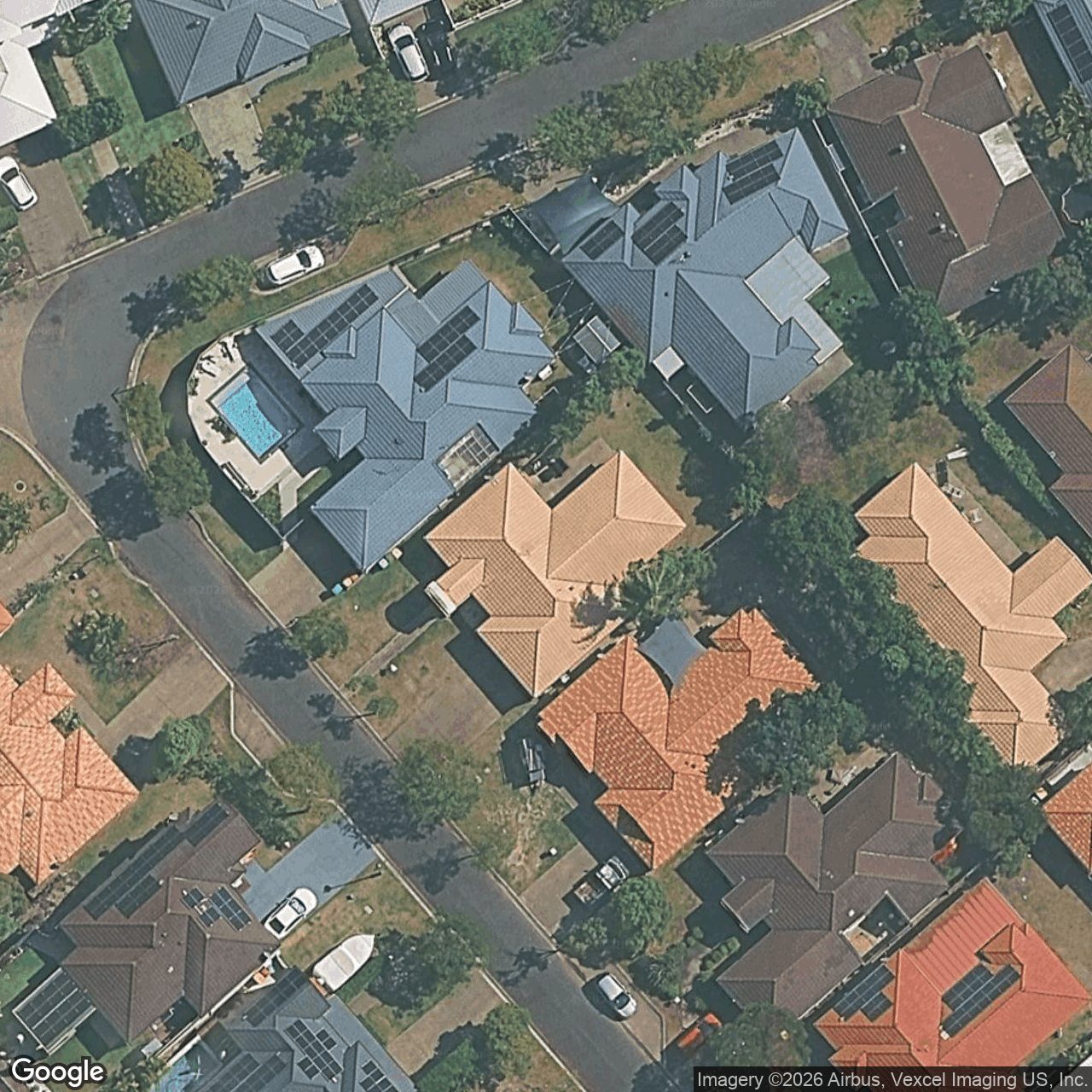 Aerial view of 19 Elfin Street, Robina QLD 4226