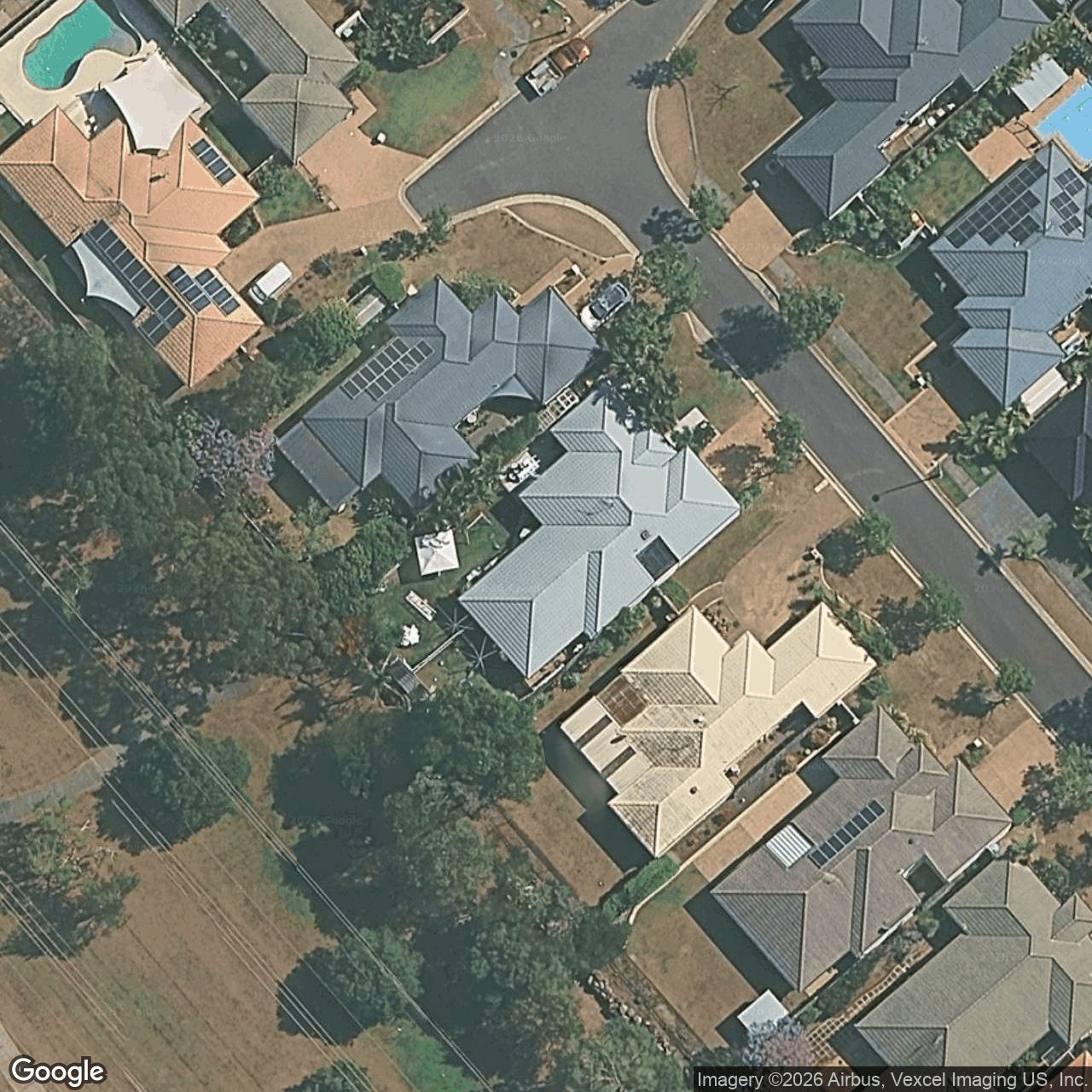 Aerial view of 14 Corina Close, Robina QLD 4226