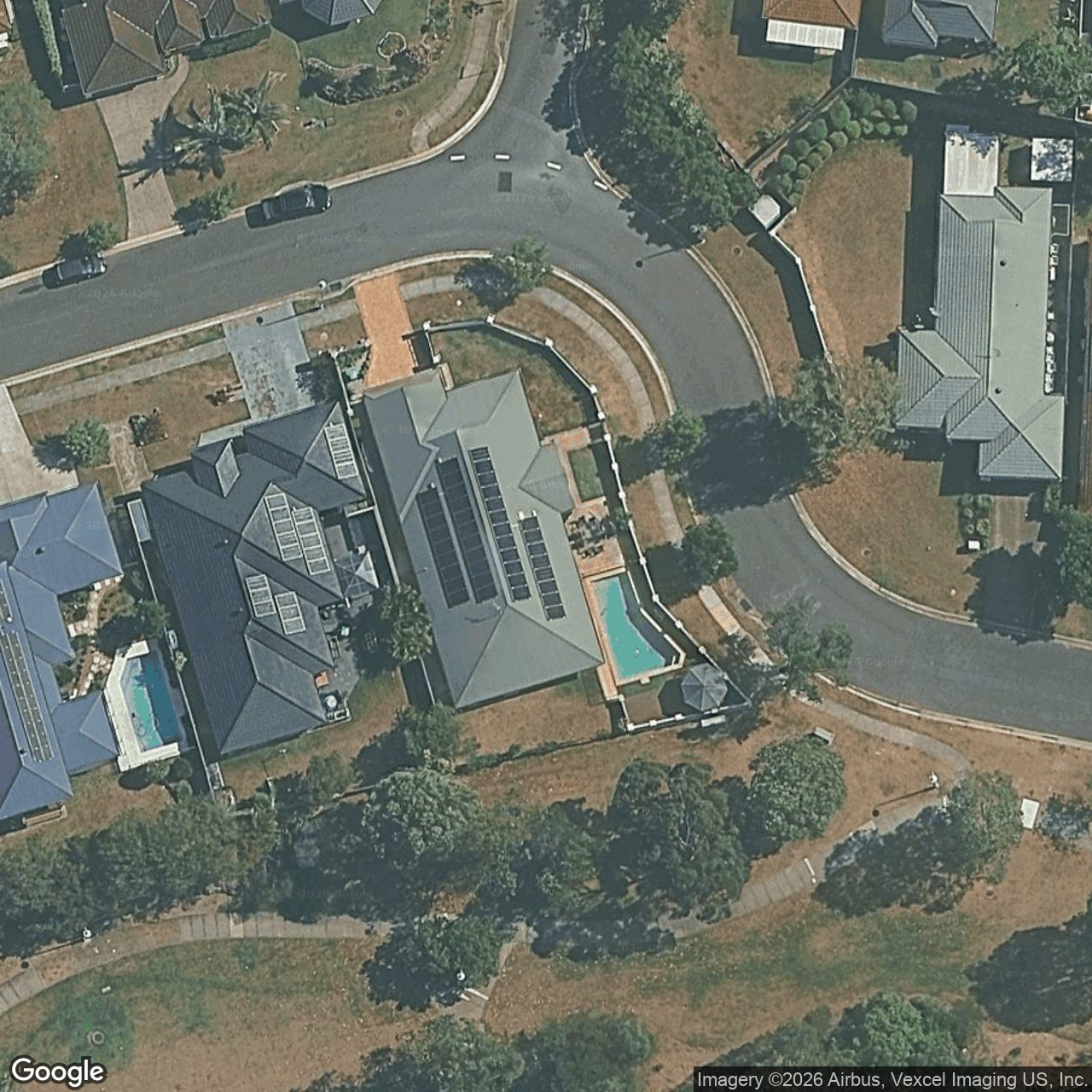 Aerial view of 112 Olympus Drive, Robina QLD 4226