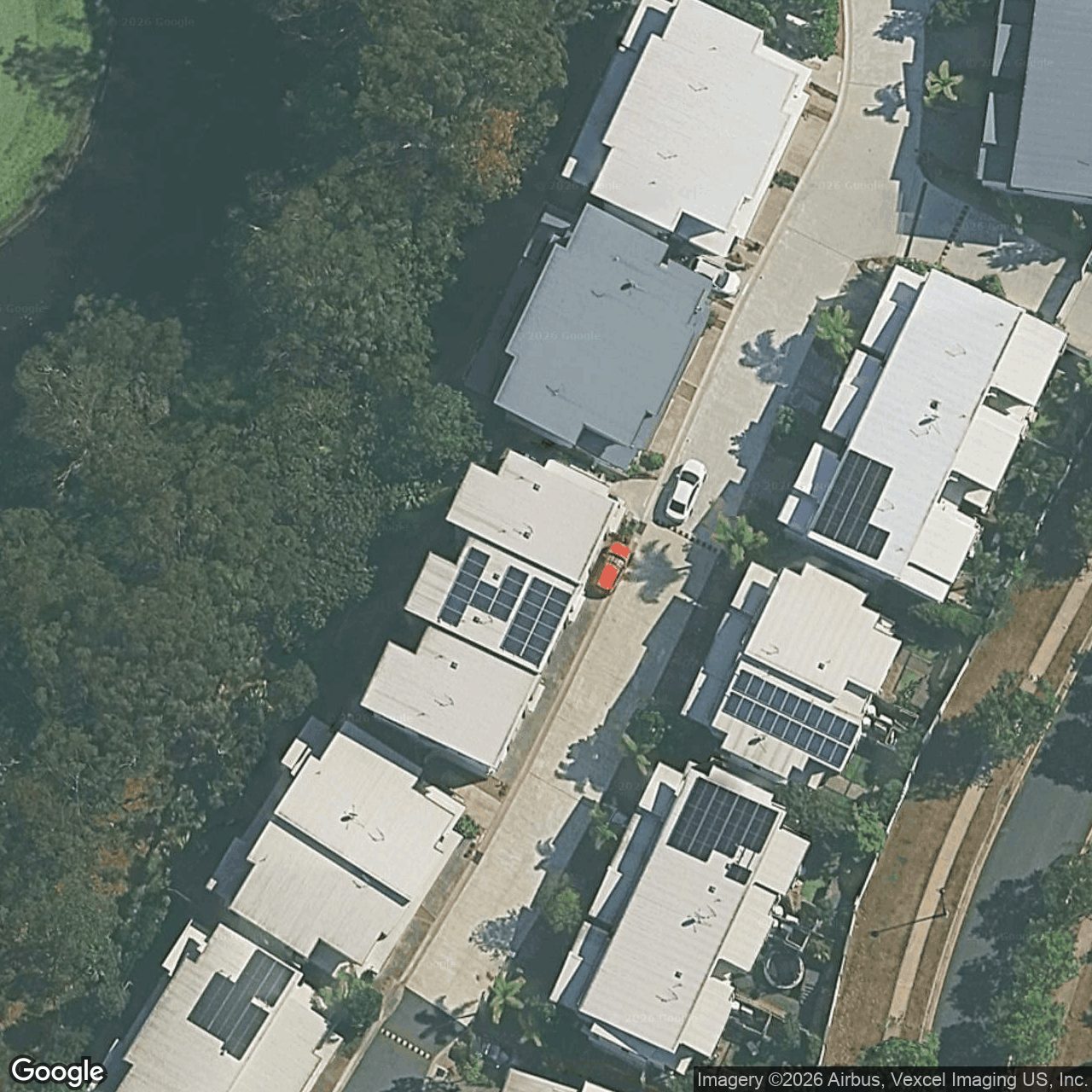 Aerial view of 25/17 Great Southern Drive, Robina QLD 4226