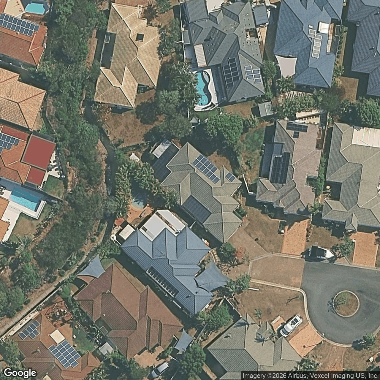 Aerial view of 11 Bella Donna Place, Robina QLD 4226