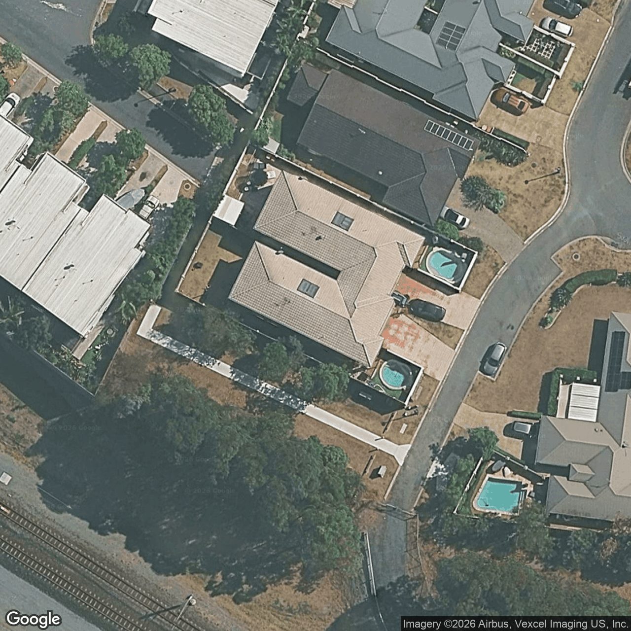 Aerial view of 1/13 Silvermaple Street, Robina QLD 4226