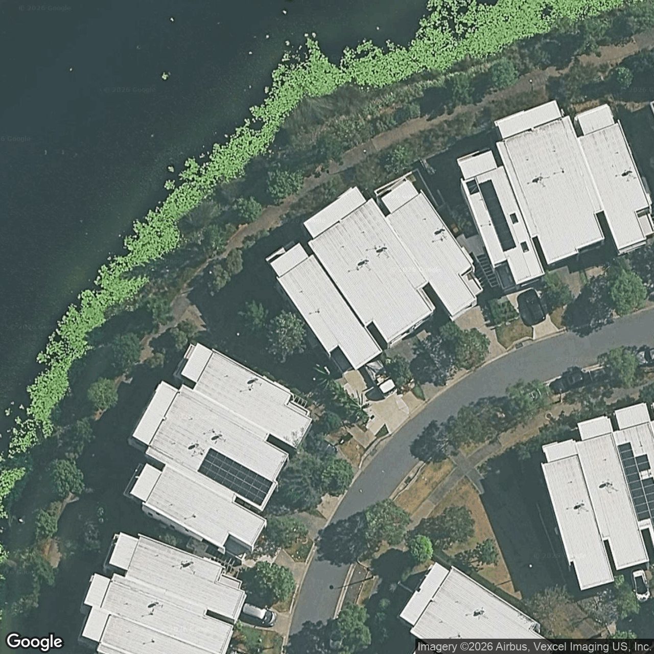 Aerial view of 55 Parnell Boulevard, Robina QLD 4226