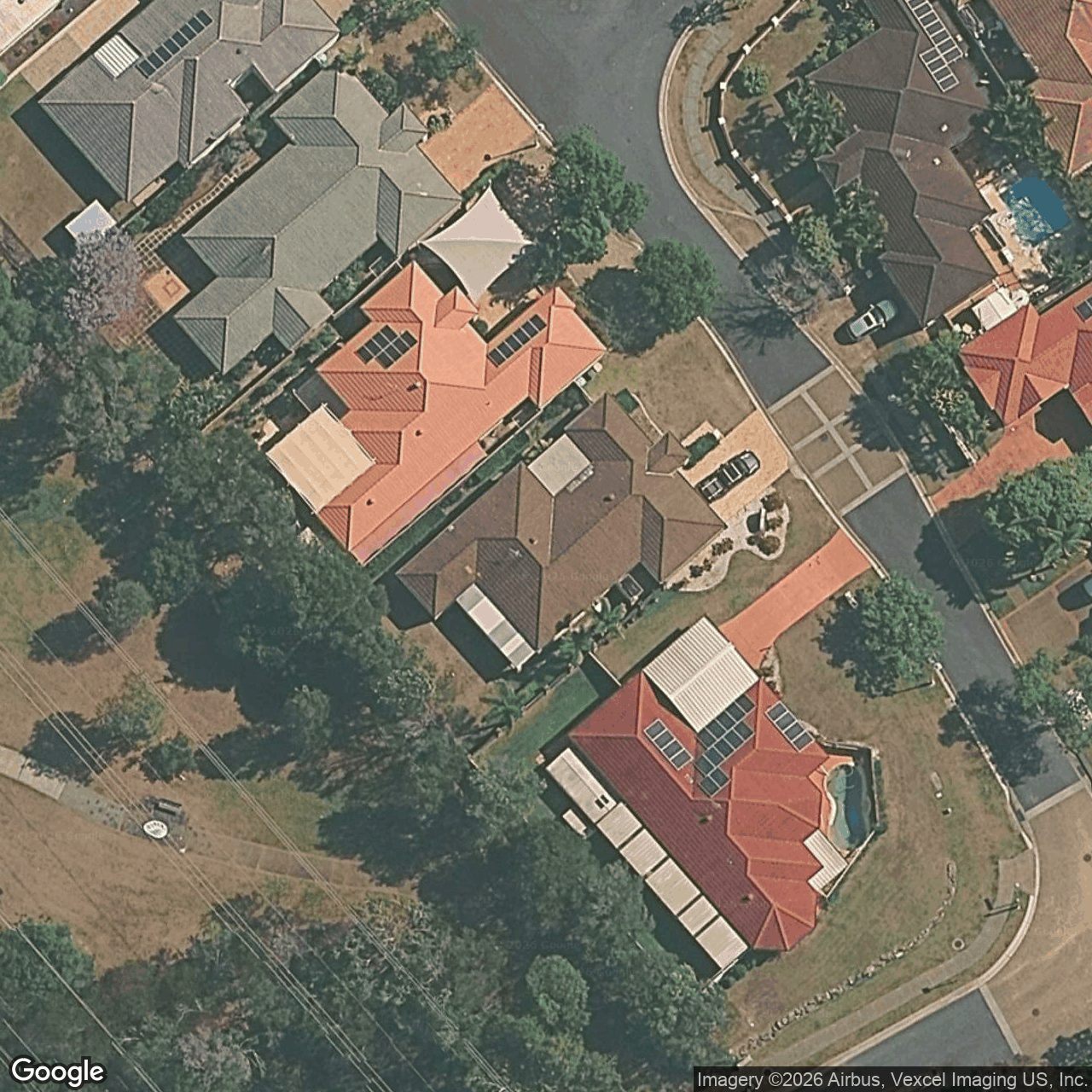 Aerial view of 4 Corina Close, Robina QLD 4226