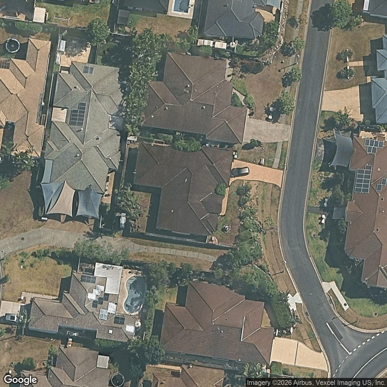 Aerial view of 2 Athos Crescent, Robina QLD 4226