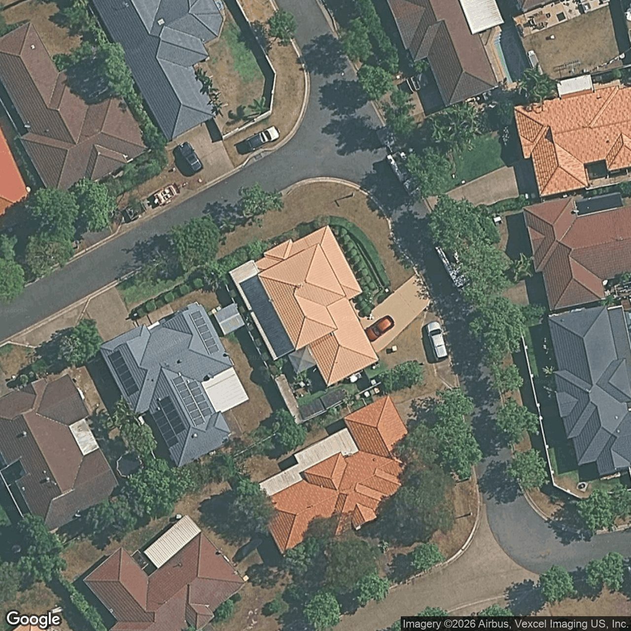 Aerial view of 2 Nypa Close, Robina QLD 4226