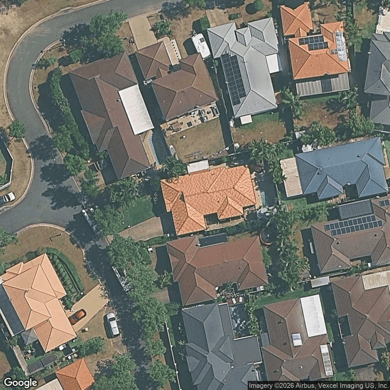 Aerial view of 5 Binkar Boulevard, Robina QLD 4226
