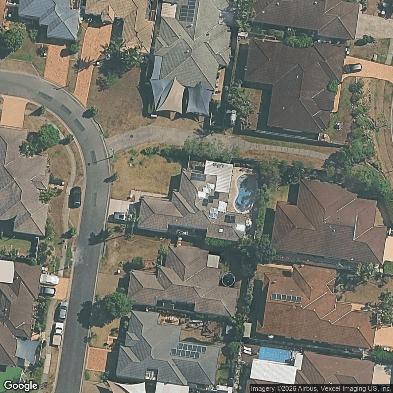Aerial view of 31 Mikado Way, Robina QLD 4226