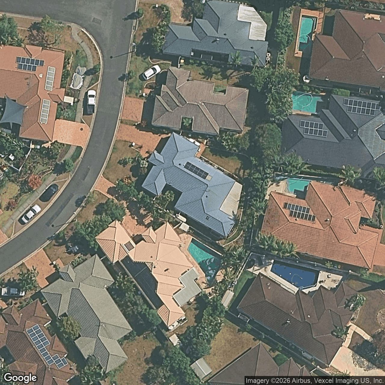 Aerial view of 11 Mikado Way, Robina QLD 4226