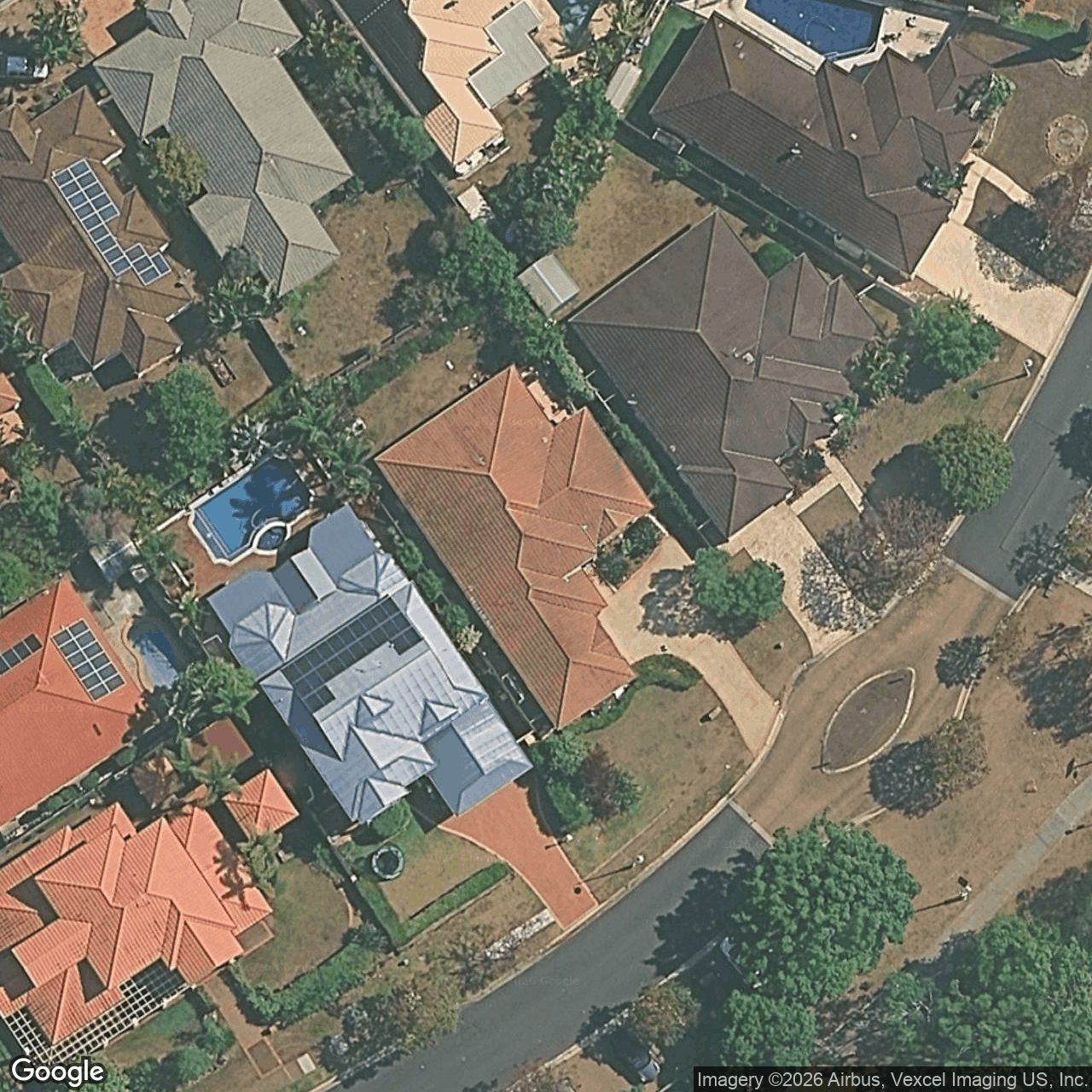 Aerial view of 18 Olympus Drive, Robina QLD 4226