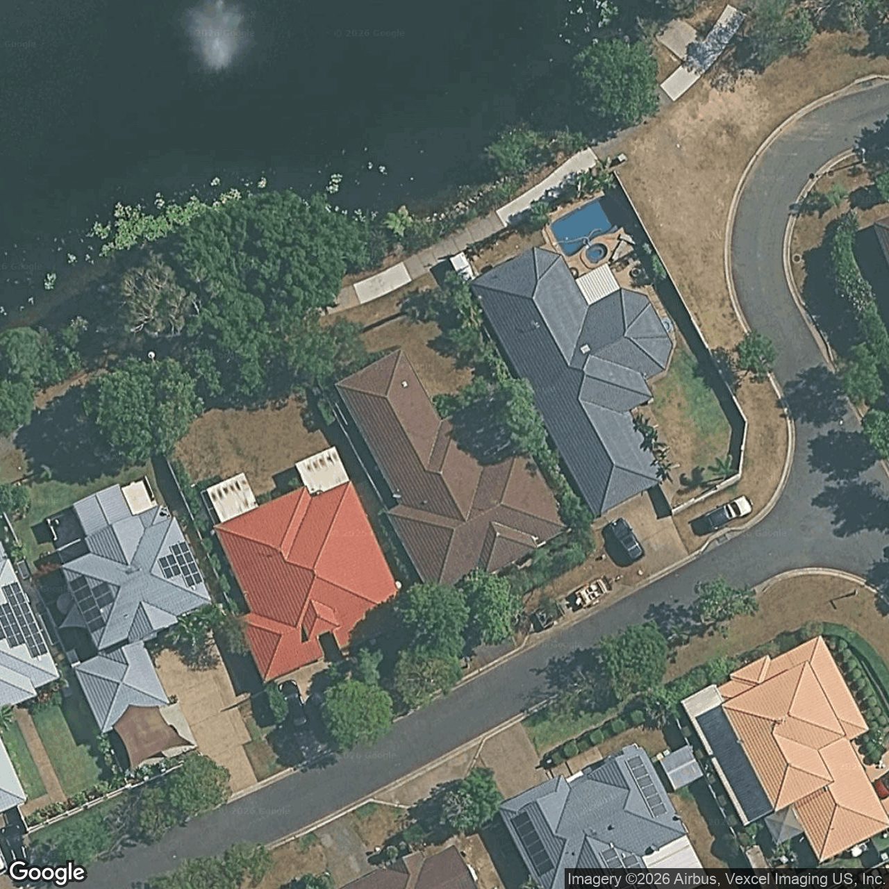 Aerial view of 3 Nypa Close, Robina QLD 4226