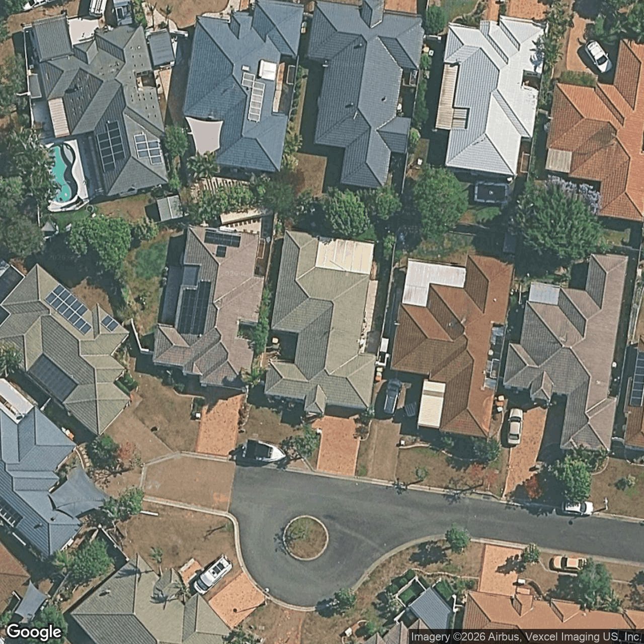 Aerial view of 7 Bella Donna Place, Robina QLD 4226