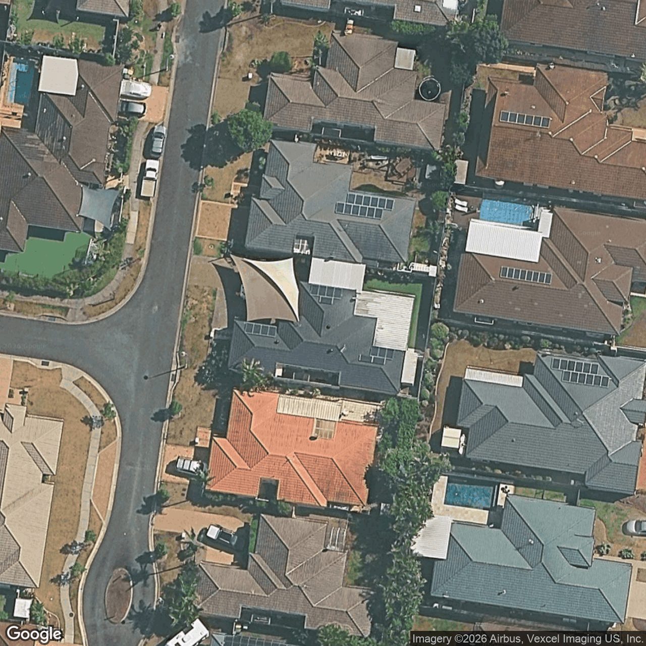 Aerial view of 25 Mikado Way, Robina QLD 4226