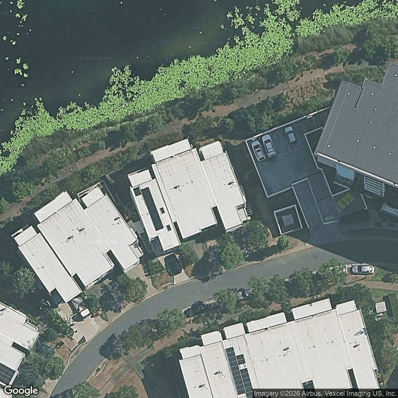 Aerial view of 43 Parnell Boulevard, Robina QLD 4226