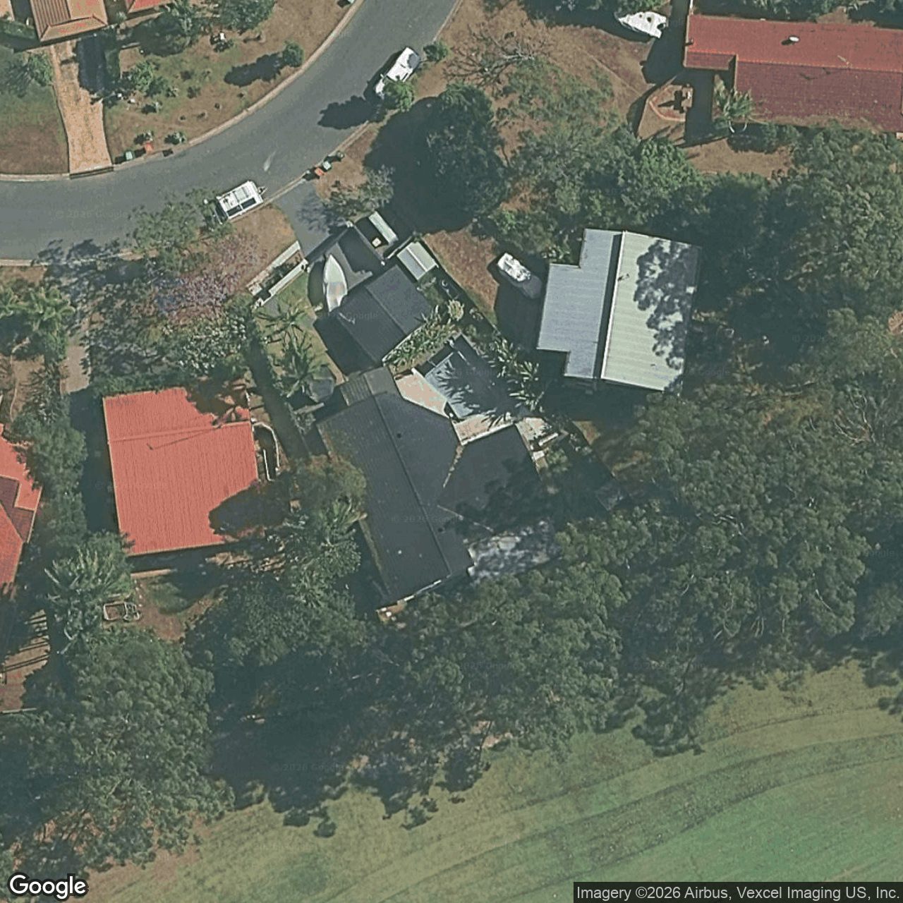 Aerial view of 31 Sunningdale Circuit, Robina QLD 4226