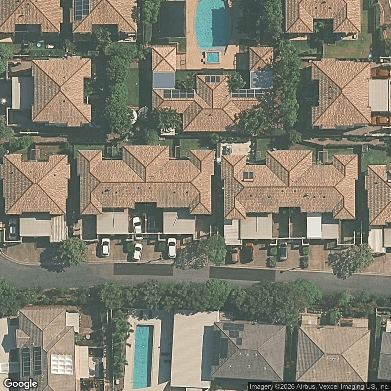 Aerial view of 47/226 Cheltenham Drive, Robina QLD 4226