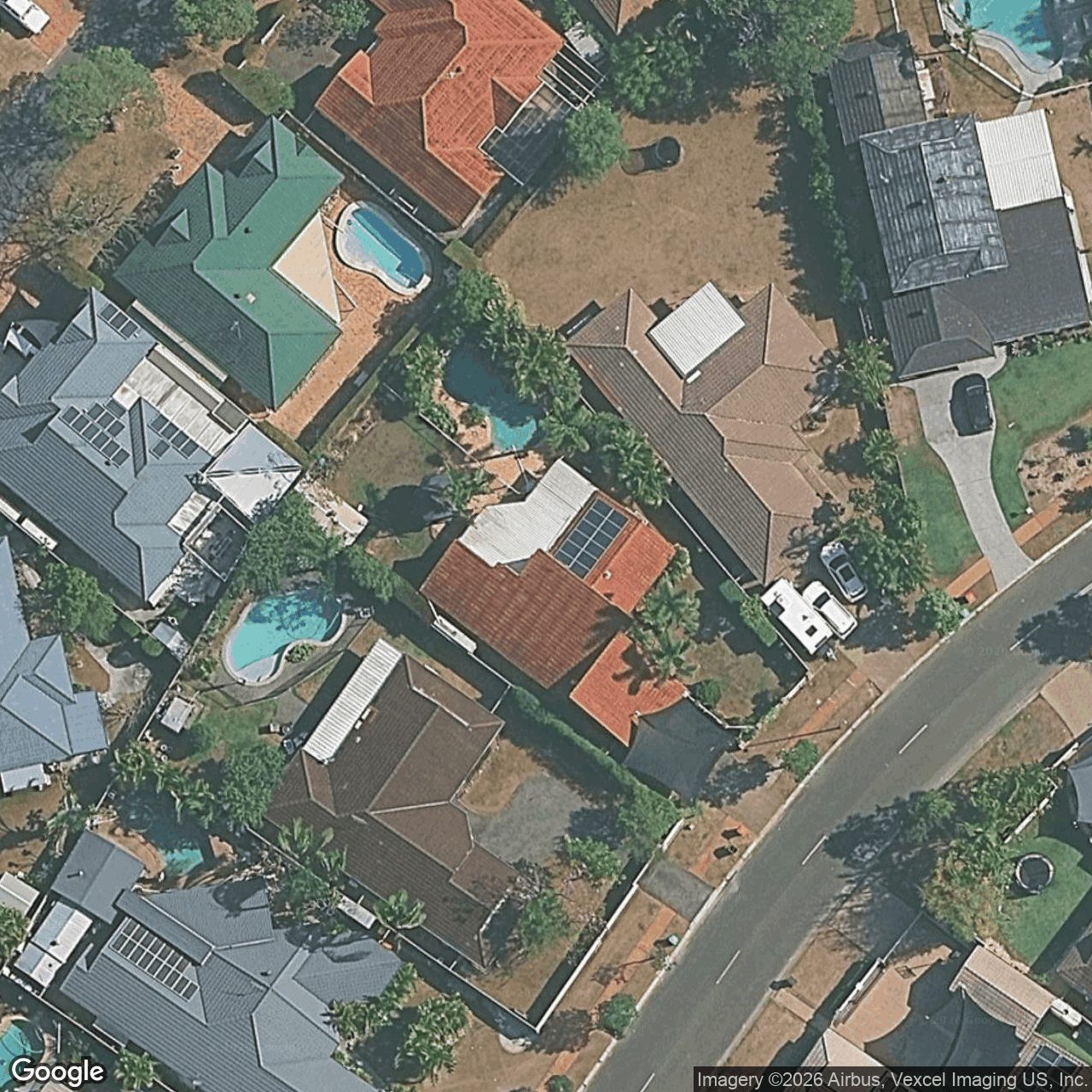 Aerial view of 26 Camberwell Circuit, Robina QLD 4226