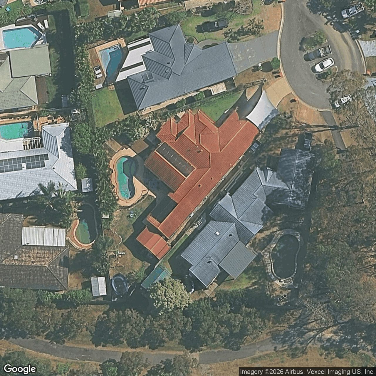 Aerial view of 11 Nunawading Court, Robina QLD 4226
