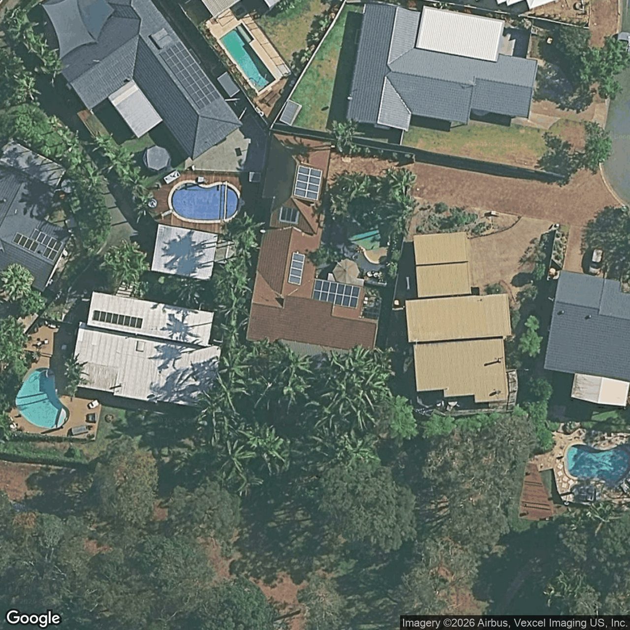 Aerial view of 7 Carnoustie Court, Robina QLD 4226