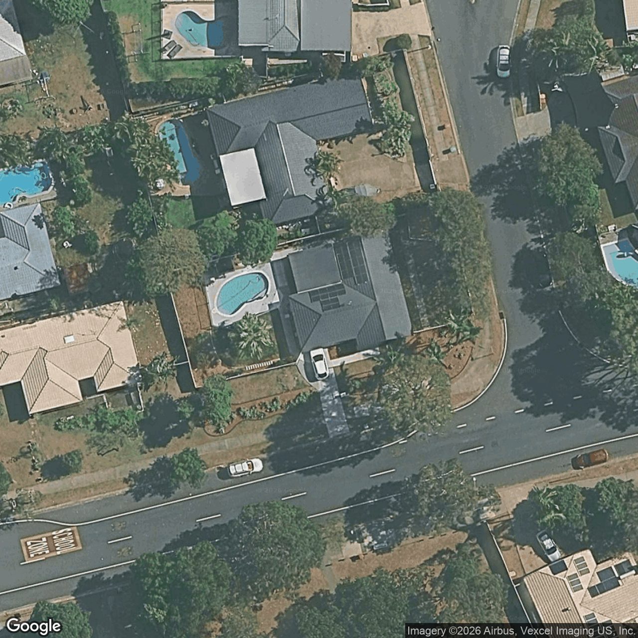 Aerial view of 59 Glen Eagles Drive, Robina QLD 4226