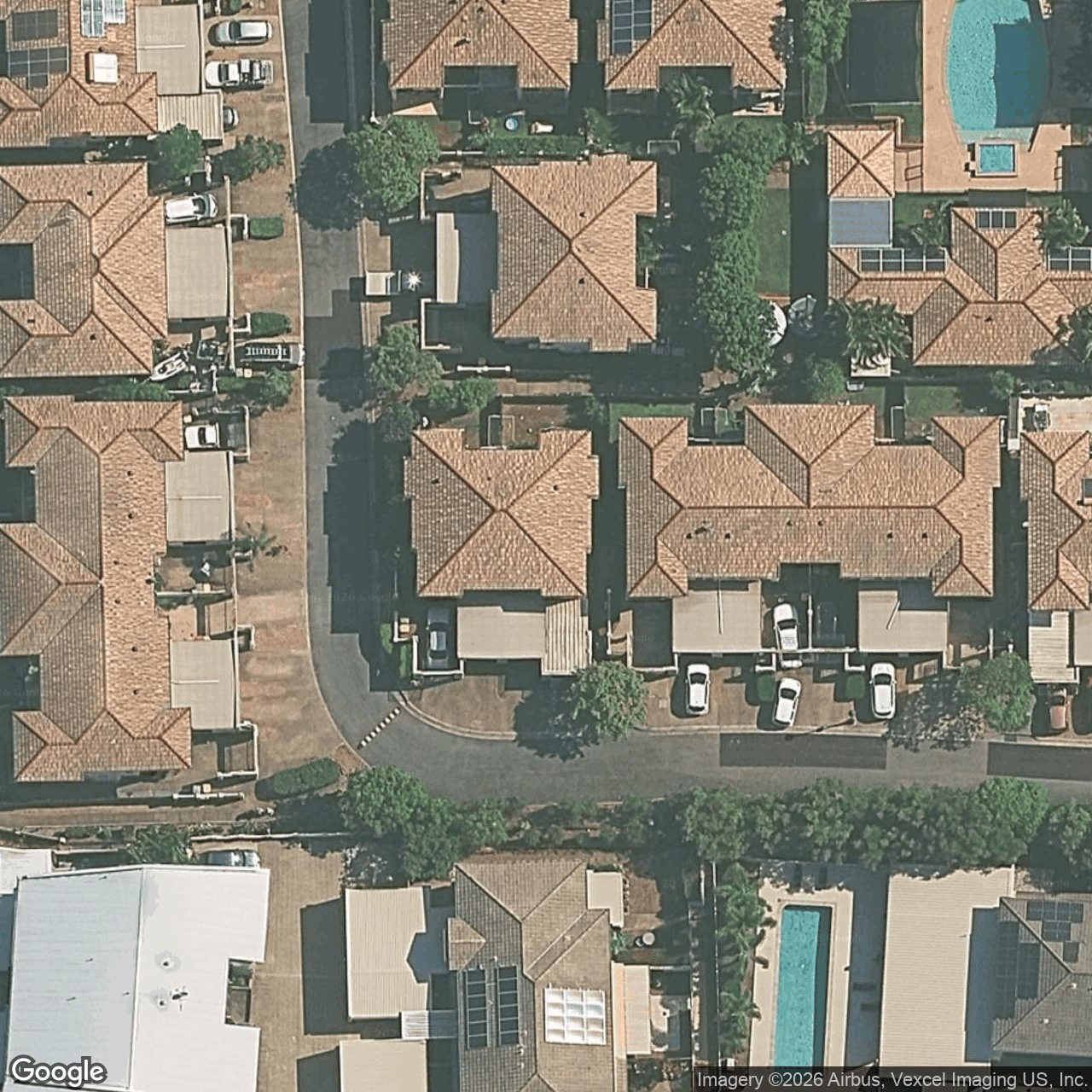 Aerial view of 51/226 Cheltenham Drive, Robina QLD 4226