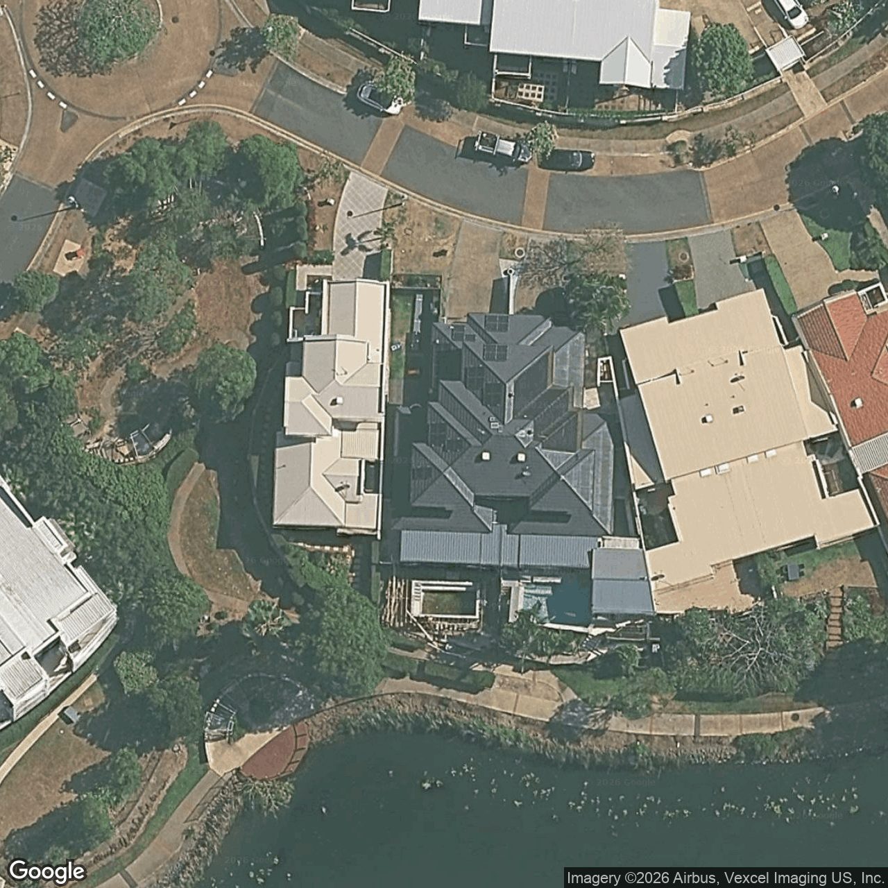 Aerial view of 17 Promenade Avenue, Robina QLD 4226