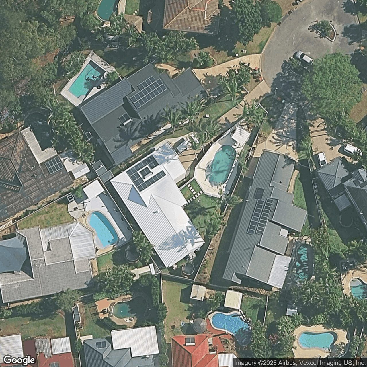 Aerial view of 18 Carrum Court, Robina QLD 4226