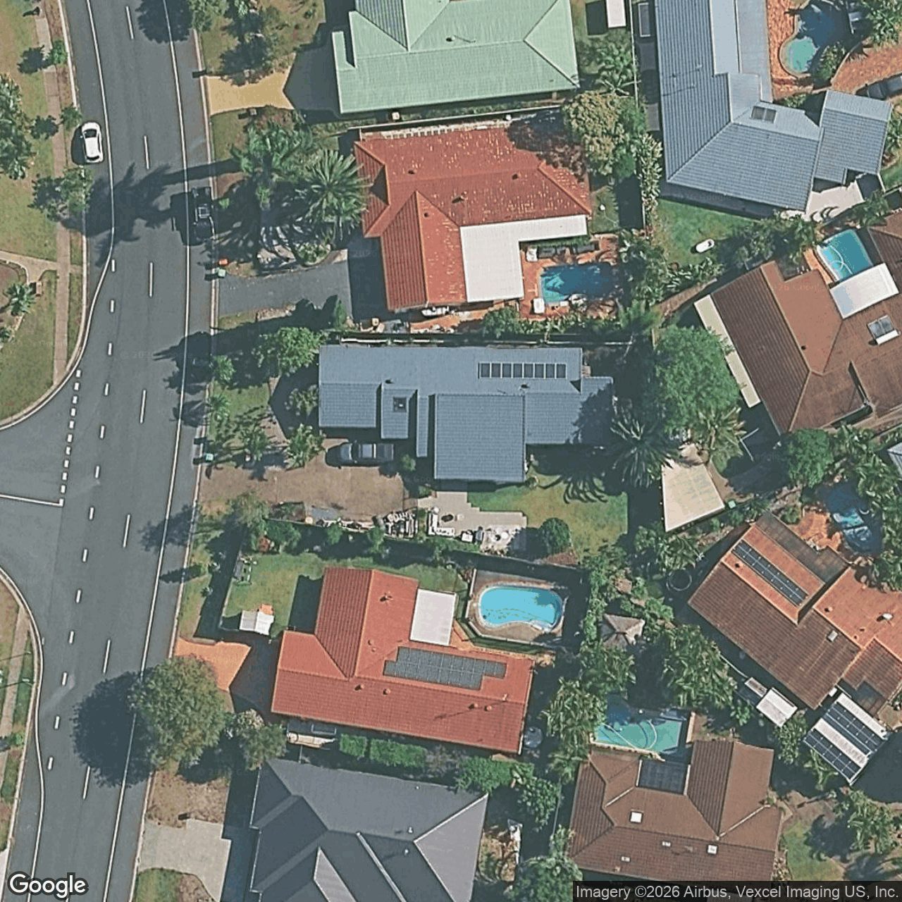 Aerial view of 22 Manly Drive, Robina QLD 4226