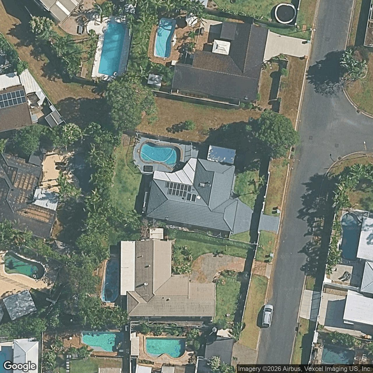Aerial view of 6 Eastwood Drive, Robina QLD 4226