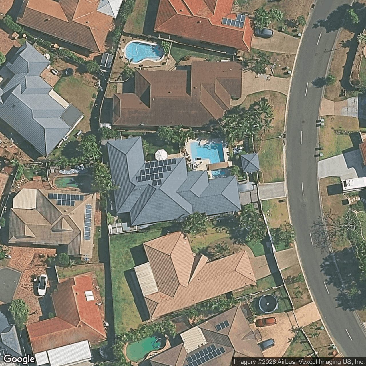 Aerial view of 10 Camberwell Circuit, Robina QLD 4226