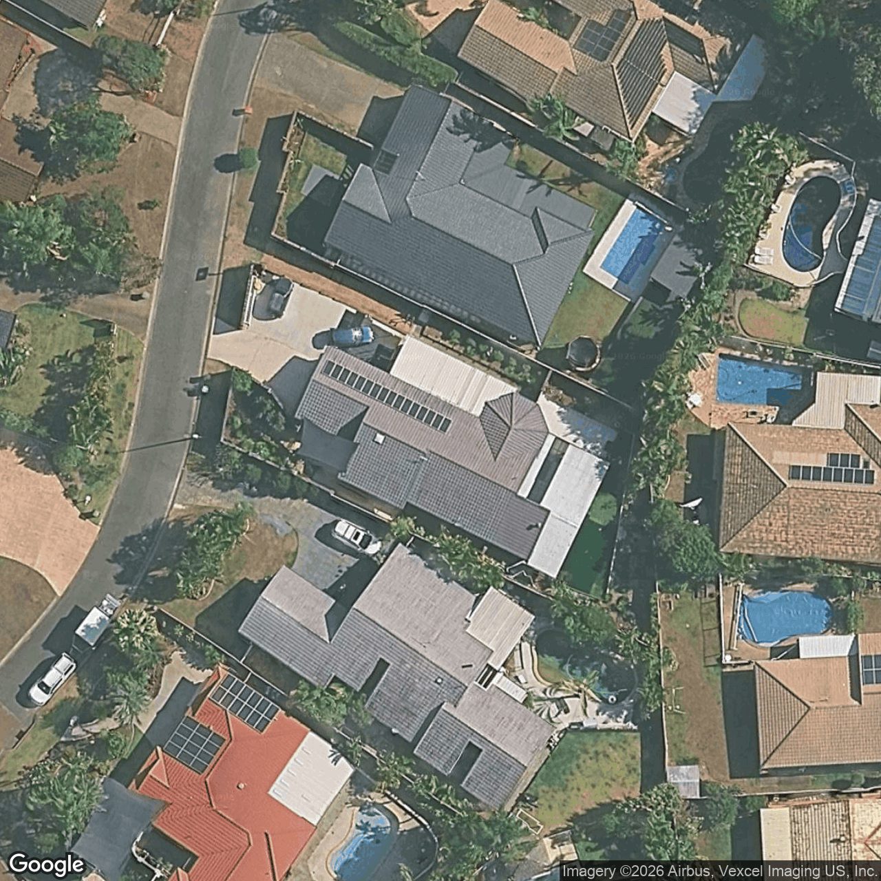 Aerial view of 5 Strathmore Court, Robina QLD 4226