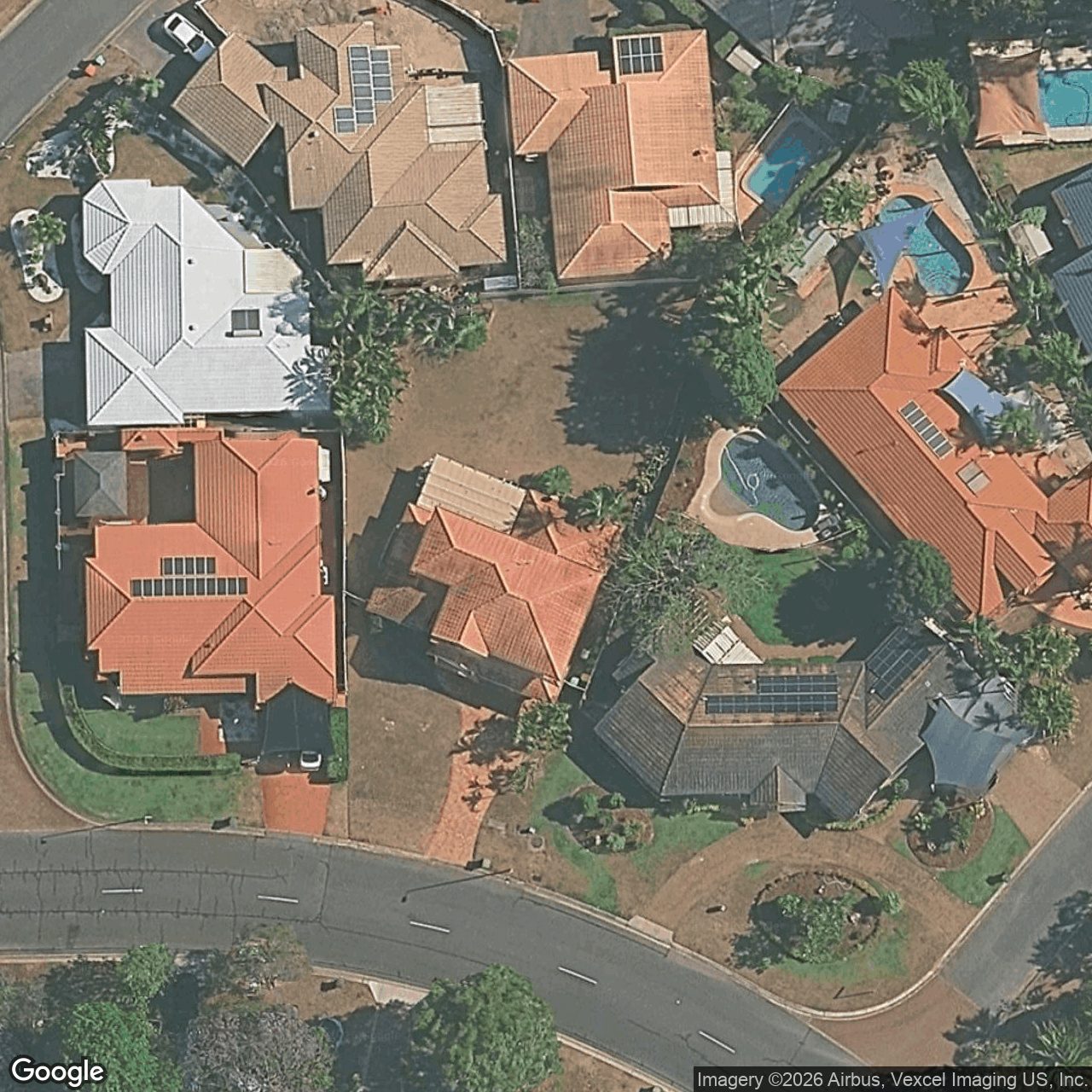 Aerial view of 22 Yarraville Street, Robina QLD 4226